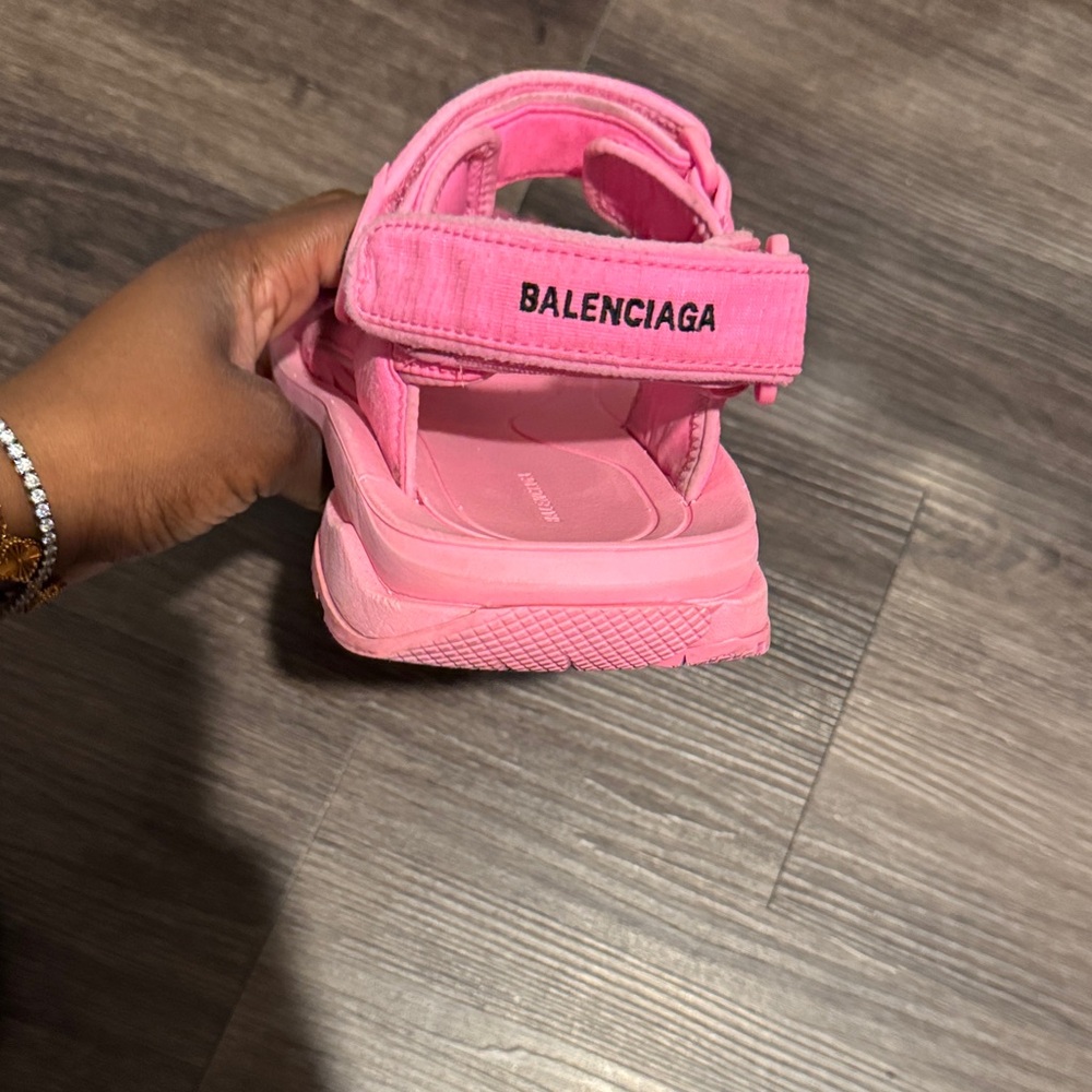 Balenciaga Bright Pink Women's Sandals - Picture 11 of 14